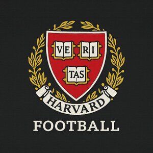 Harvard Football Zip Nylon Lined Jacket Forresters VERI TAS Size XL Fall Winter